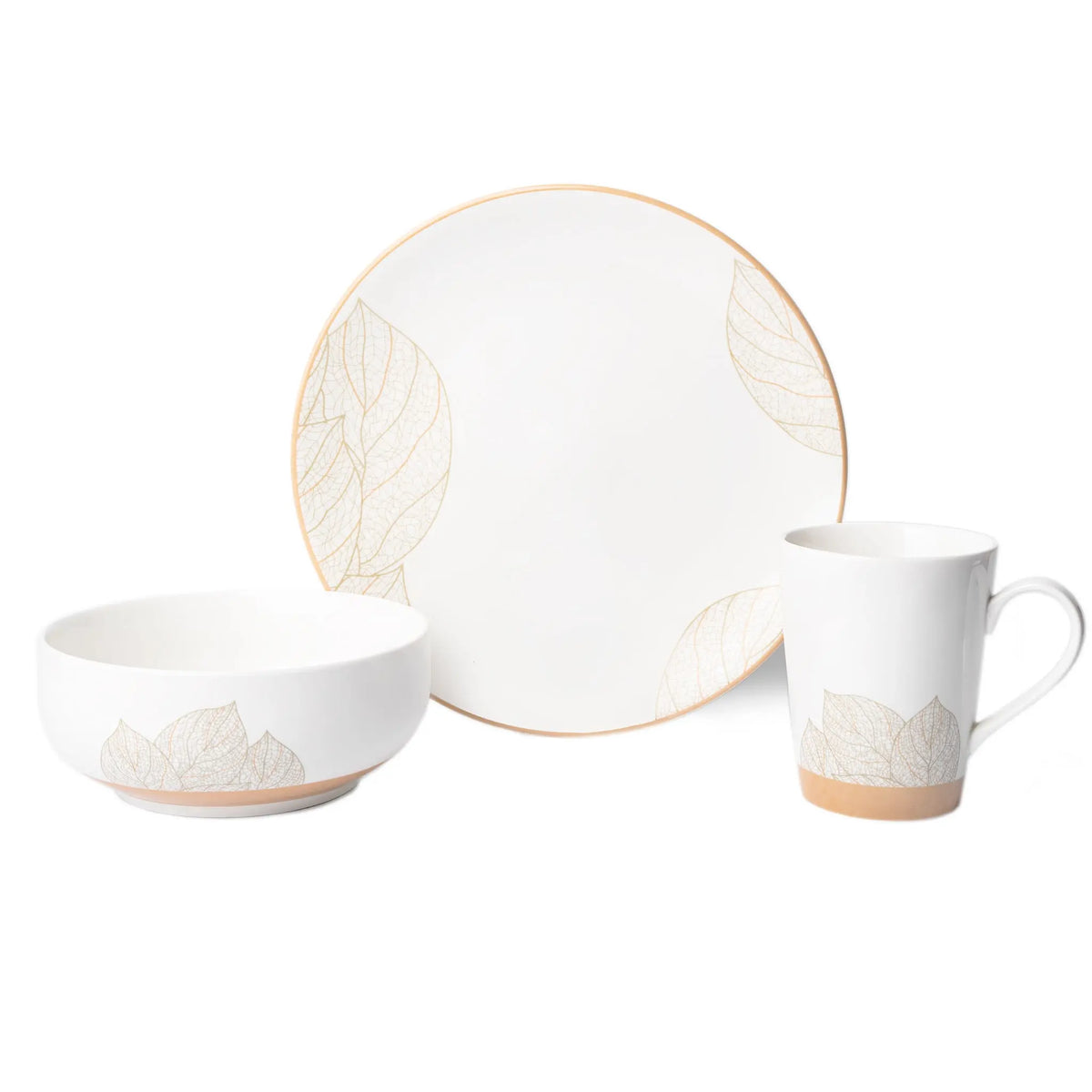 La'Feuille 12 Piece Dinnerware Set Brooks and Bridges